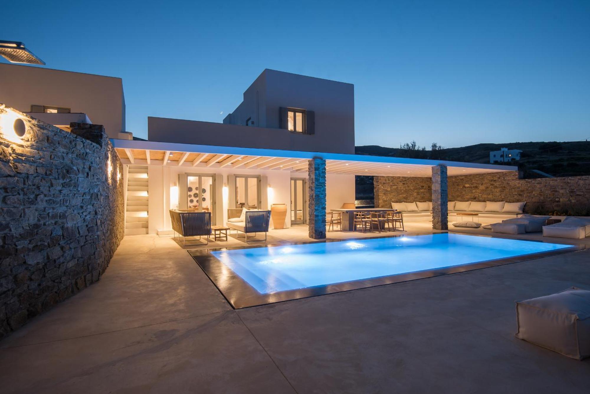 Dreamy 5 Bdr Antiparos Pool Villa Eksteriør bilde